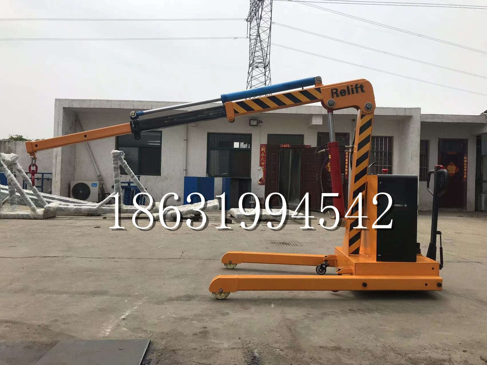 朔州市久征定做3吨三轮随车吊 农用园林绿化移树吊 平板工程用小吊机